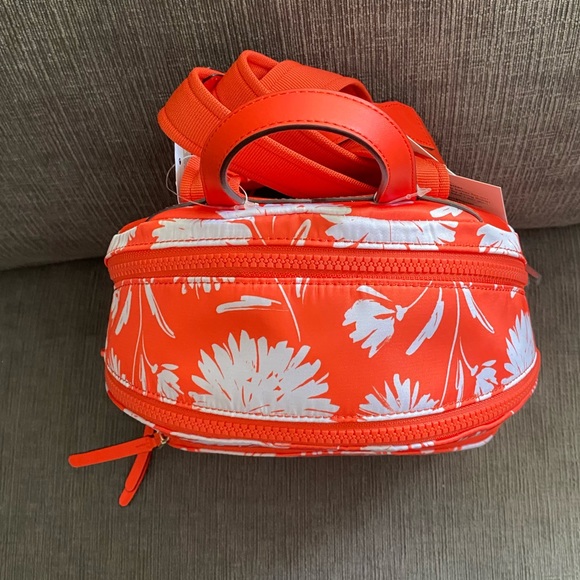 NWT Kate Spade “karissa” backpack orange/white